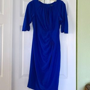 Adrianna Papell Stretch Jersey Ruched Dress